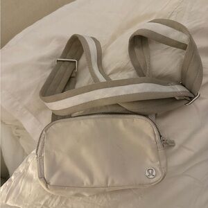 Lululemon Cream Belt Bag